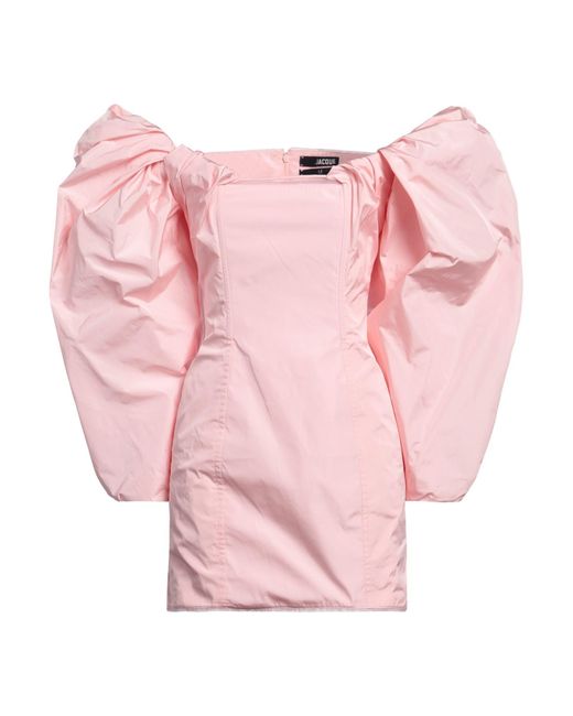 Jacquemus Pink Mini Dress Polyester