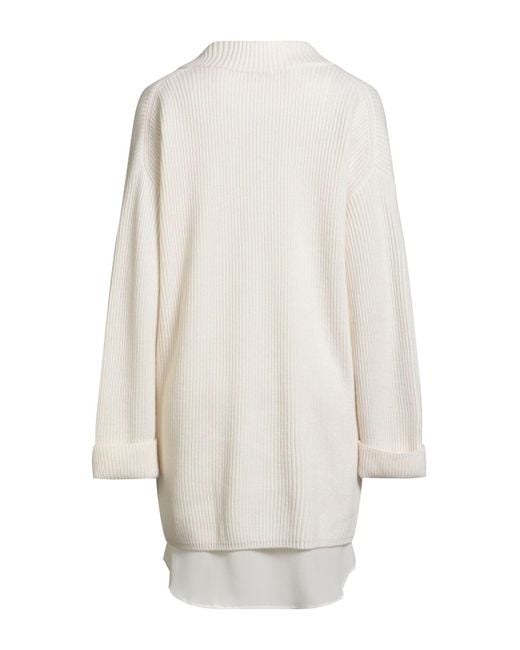 Brunello Cucinelli White Mini Dresses