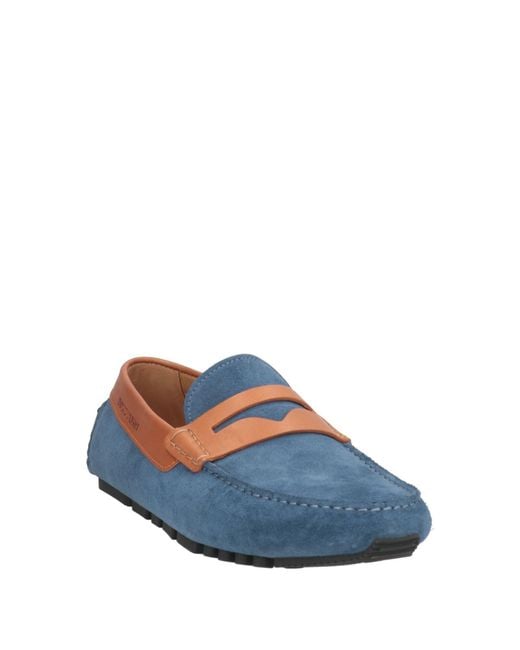 Emporio Armani Blue Loafers for men