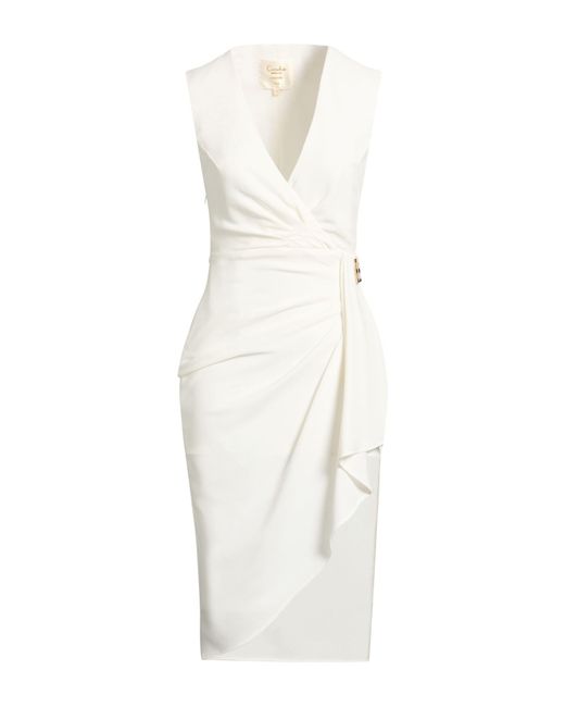 EUREKA by BABYLON White Midi Dresses