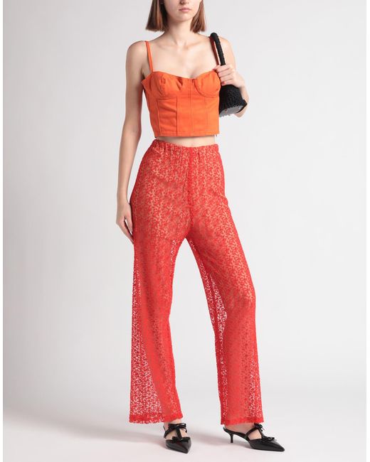 Alysi Red Trouser