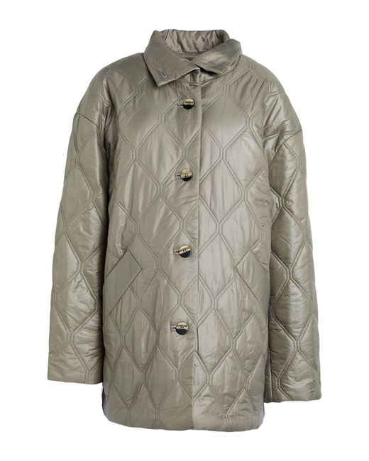 Ganni Gray Puffers