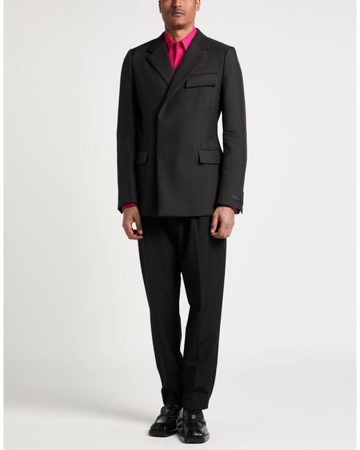 Lanvin Black Blazer Wool, Polyamide for men