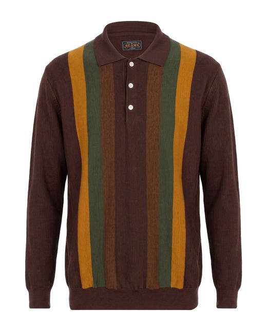 Pullover di Beams Plus in Brown da Uomo