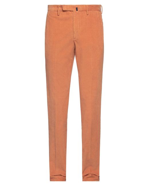 Incotex Orange Trouser for men