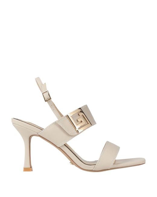 GAUDI White Sandals Synthetic Material