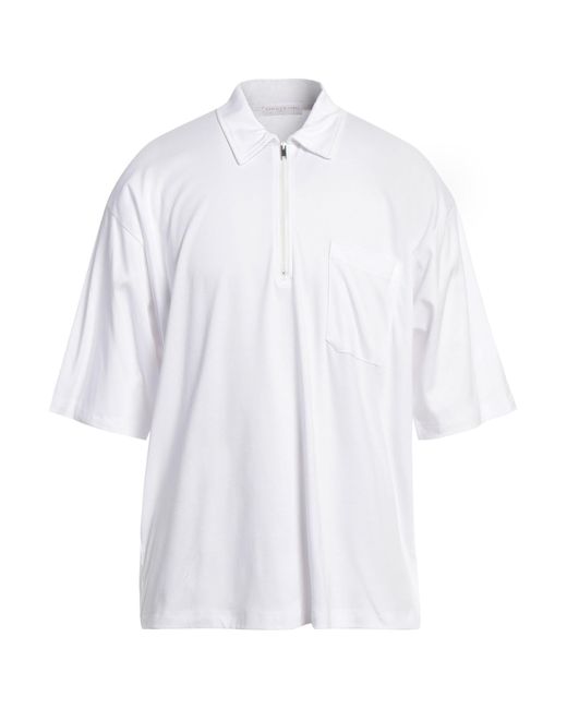 Daniele Fiesoli White Polo Shirt for men