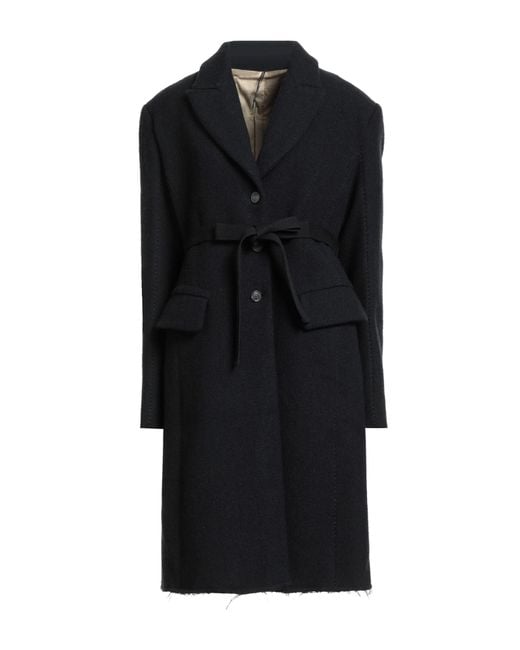 Masnada Black Coat Wool, Polyamide
