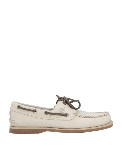 Timberland White Light Loafers Leather for men