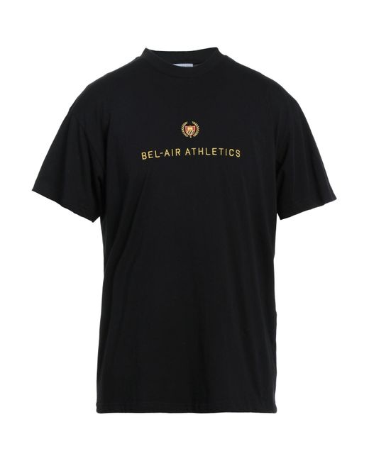 BEL-AIR ATHLETICS Black T-shirt for men