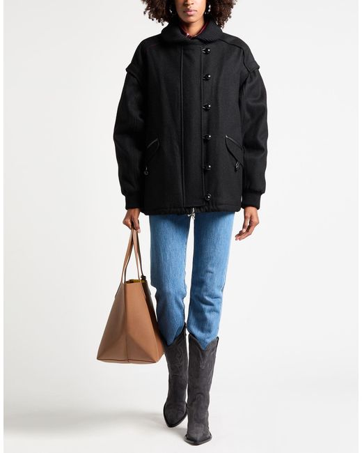 Isabel Marant Black Jacket Wool, Polyamide, Elastane