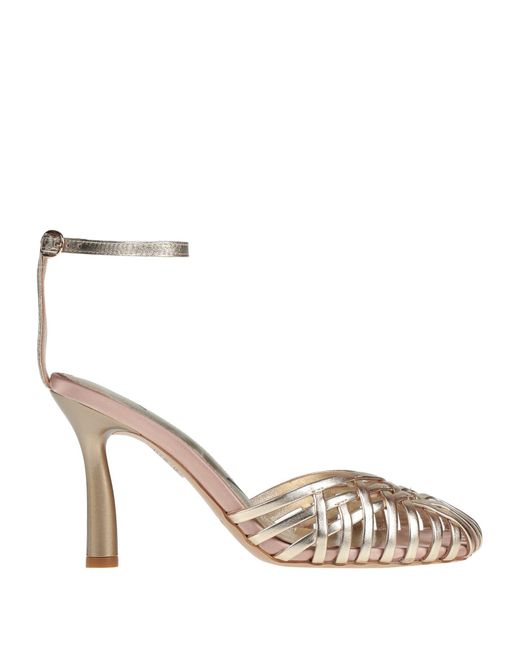 Sandali di Emanuélle Vee in Metallic