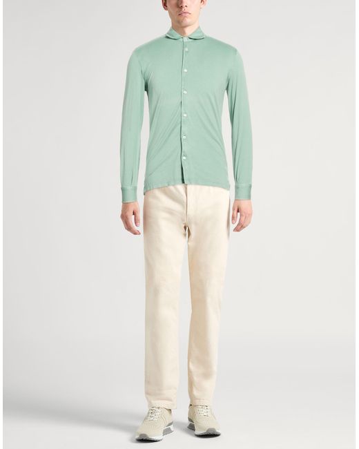 Fedeli Green Shirt for men