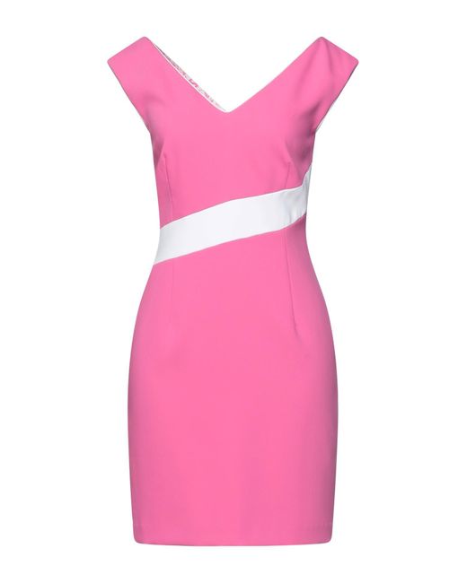 Atos Lombardini Pink Mini Dress
