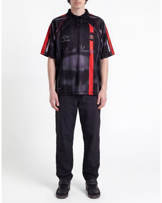 Polo Umbro de hombre de color Black