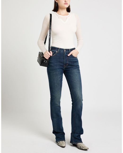 Tom Ford Blue Jeans Cotton, Polyurethane, Polyester