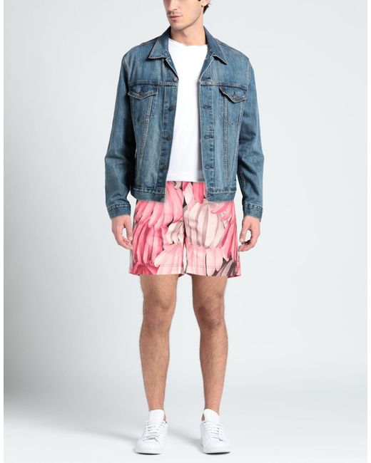 MSGM Pink Shorts & Bermuda Shorts for men