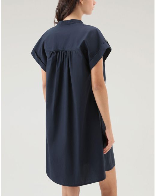 Woolrich Blue Mini-Kleid