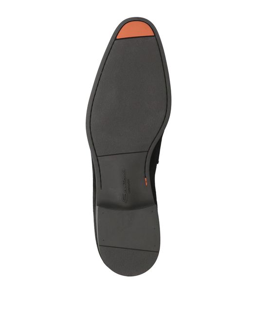 Santoni Black Loafer for men