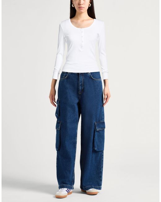 Rag & Bone White T-Shirt Cotton, Modal, Elastane