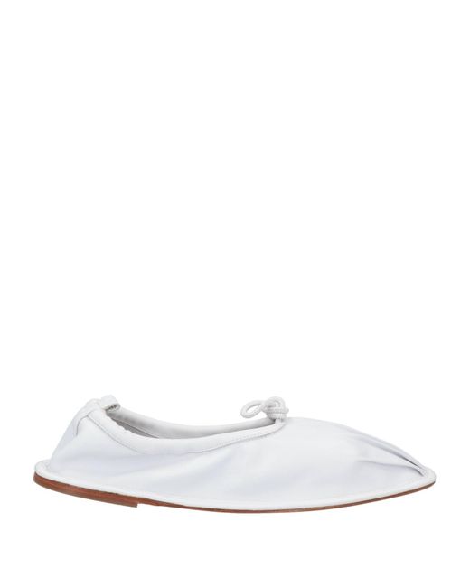 Hereu Ballet Flats in White Lyst