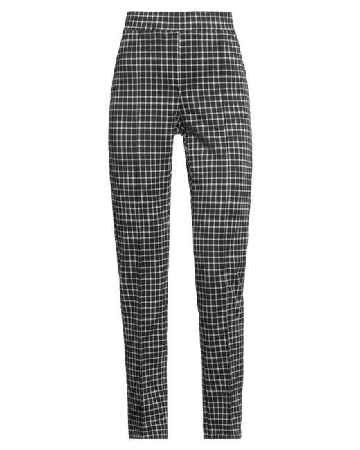 Elena Miro Gray Pants Polyester, Polyamide, Elastane