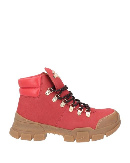 Love Moschino Pink Ankle Boots
