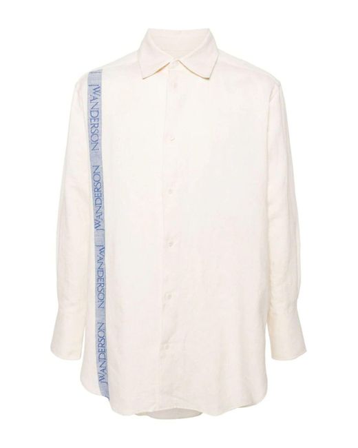 Camicia di J.W. Anderson in White da Uomo