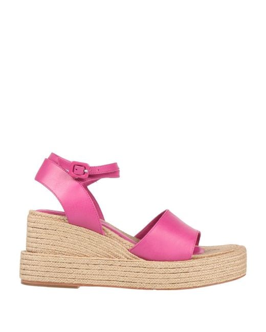 Paloma Barceló Pink Espadrilles