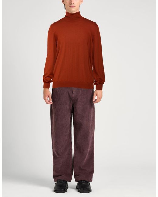 Gran Sasso Red Turtleneck for men