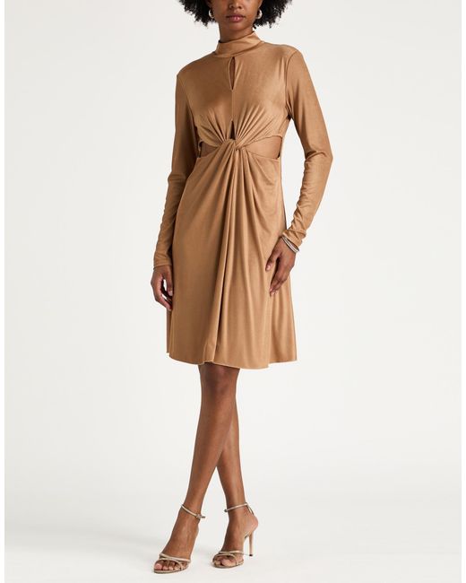 Dixie Natural Mini Dress Polyester, Elastane