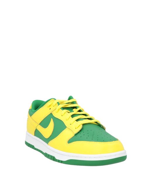 Nike Yellow Sneakers Leather for men