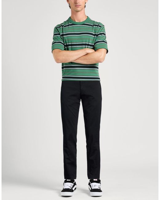 Michael Coal Blue Pants Cotton, Elastane for men