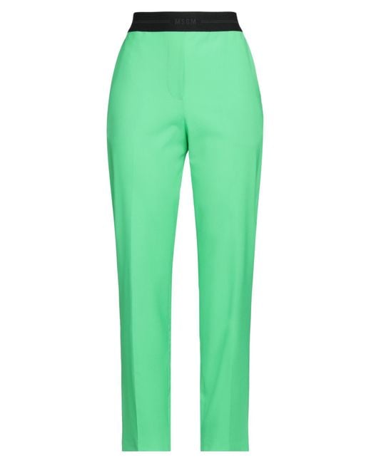 MSGM Green Trouser