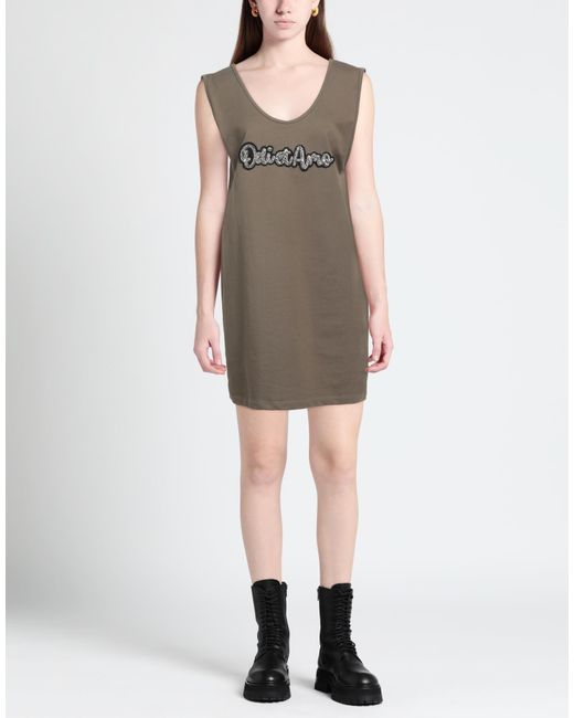 Odi Et Amo Brown Mini Dress