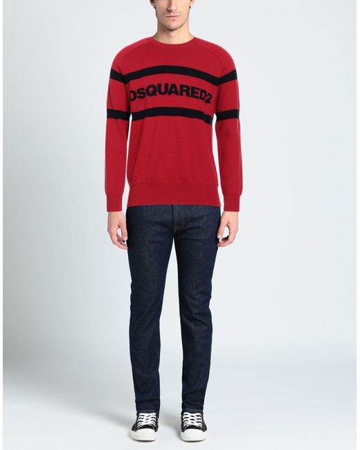 DSquared² Red Sweater for men