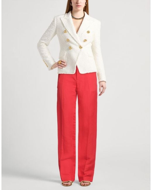 Burberry Red Trouser