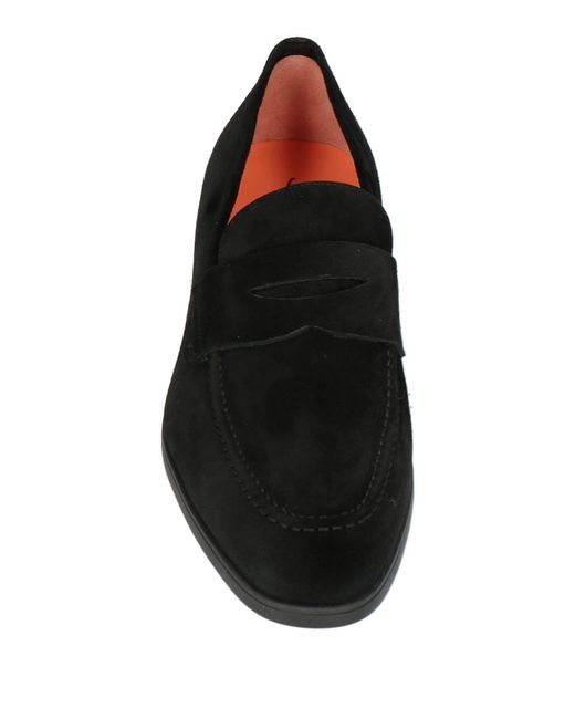 Santoni Black Loafer for men