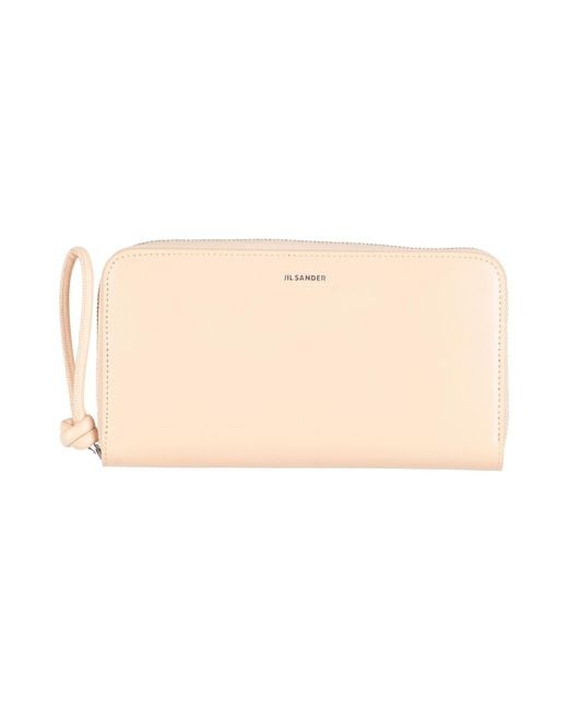 Jil Sander Natural Wallet Leather