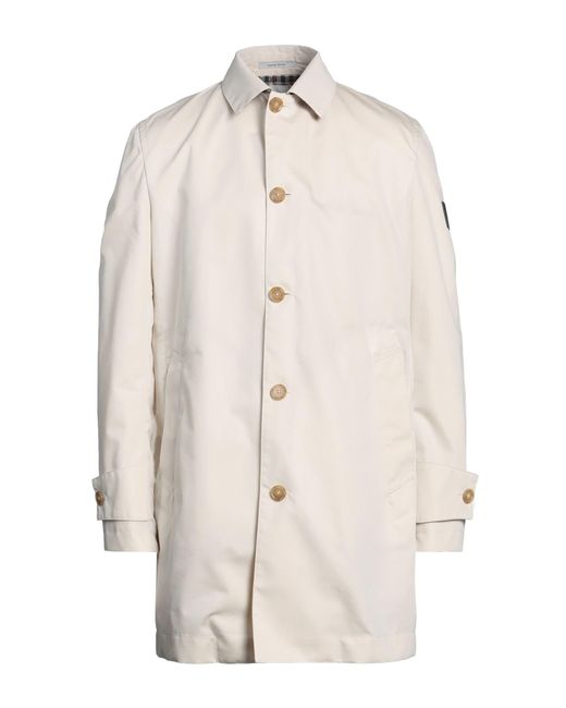 Aquascutum White Overcoat & Trench Coat for men