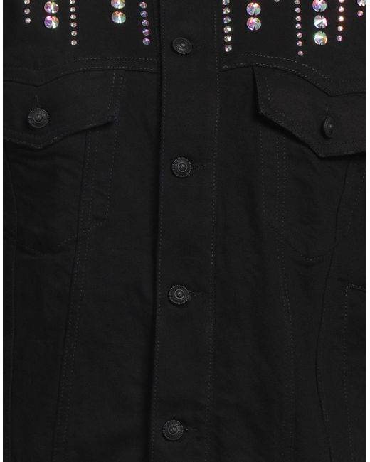 Versace Jeansjacke/-mantel in Black für Herren