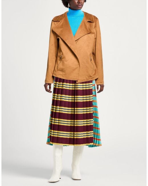 Gai Mattiolo Brown Gm Jacket Polyester, Elastane