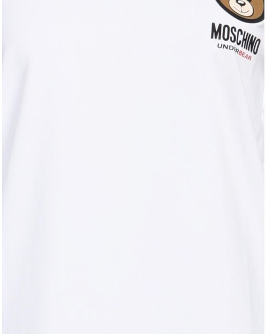 Moschino White Unterhemd
