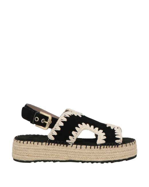 Mou Black Espadrilles