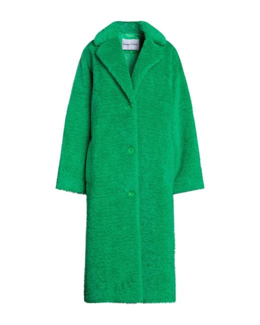 Stand Studio Green Shearling & Teddy