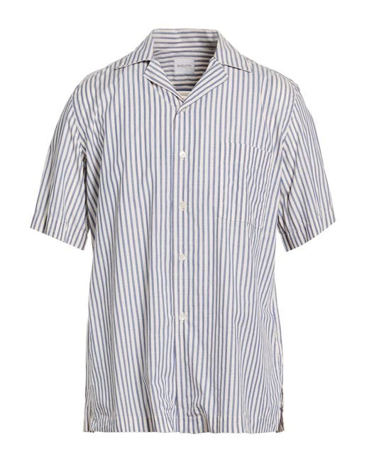 Bagutta Blue Azure Shirt Cotton for men