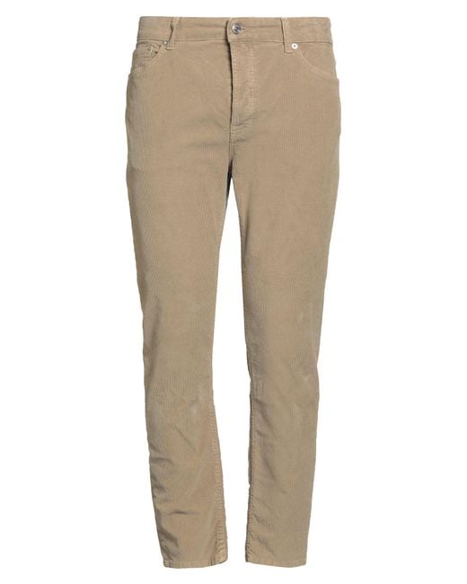 Department 5 Natural Camel Pants Cotton, Elastane for men