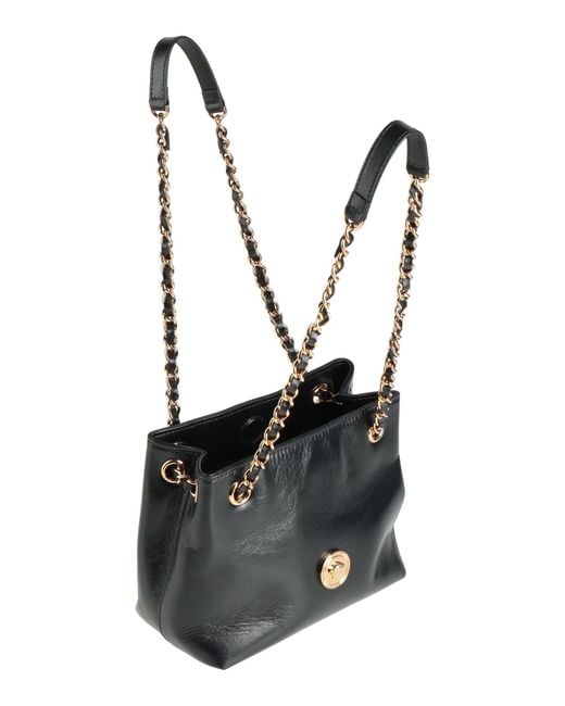 Versace Black Shoulder Bag Calfskin