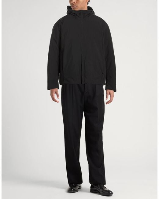 Herno Black Puffer Polyester for men