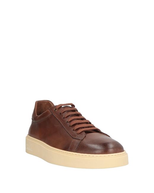 Corvari Brown Sneakers Leather for men